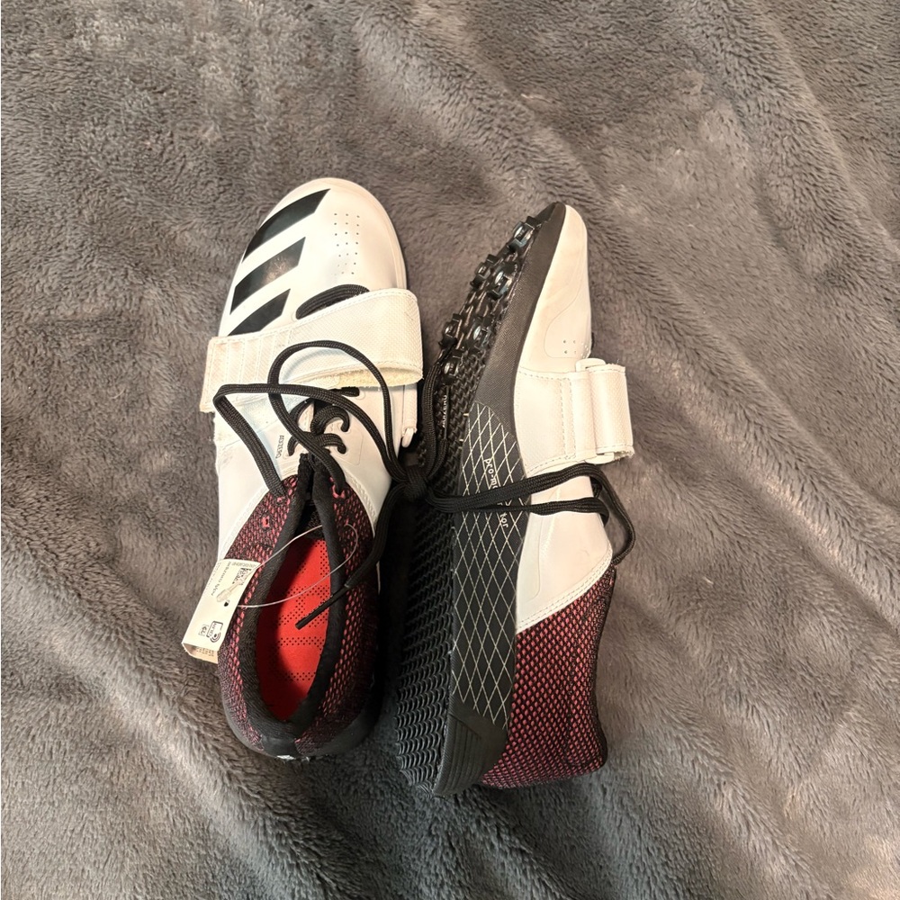 Adidas Black and Red Track Shoes
